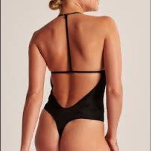 NWT Abercrombie Satin Stretch Bodysuit